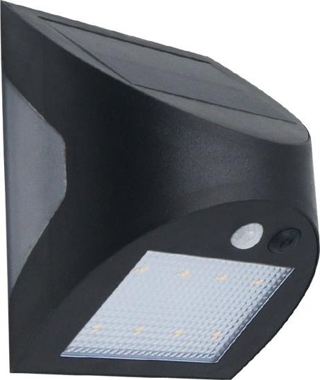 LED solcellsvägglampa med sensor LED/3W/3,7V 3000/4000K 1200 mAh IP54 svart