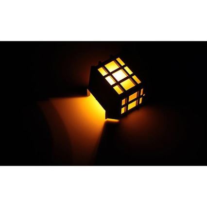 LED Solcellsvägglampa med skymningssensor LED/2V 70 mAh IP44