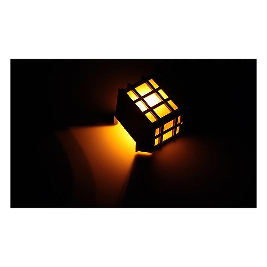 LED Solcellsvägglampa med skymningssensor LED/2V 70 mAh IP44