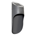LED Solcellsvägglampa PALESA LED/1W/3,7V IP65 1800 mAh grå