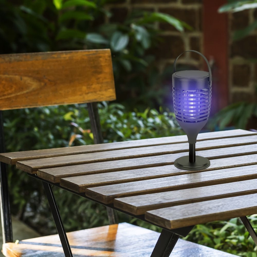 LED Solinsektszappare 3i1 LED/1,3W/3,7V IP24 20 mm 2200 mAh