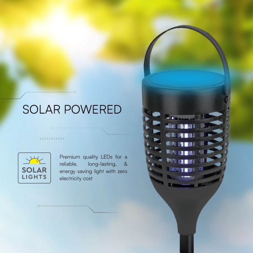 LED Solinsektszappare 3i1 LED/1,3W/3,7V IP24 20 mm 2200 mAh