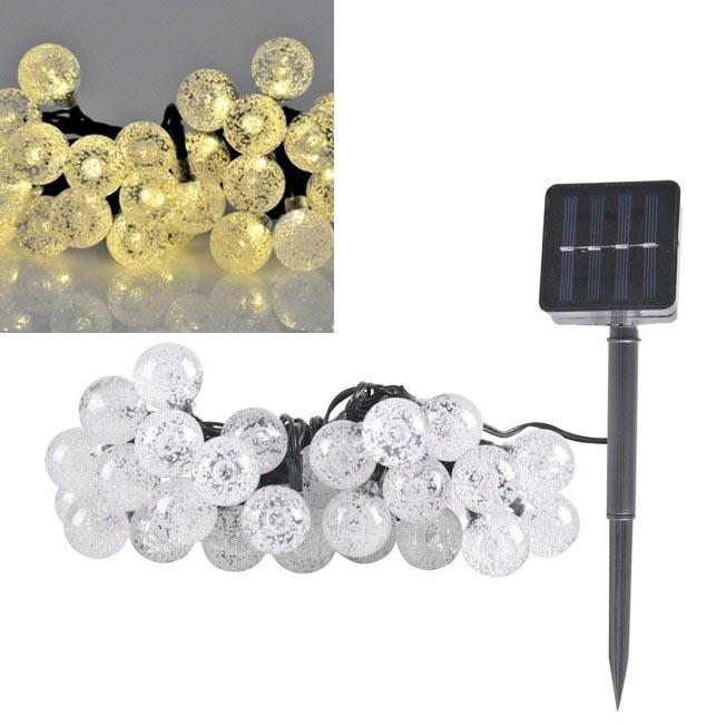 LED solkedja  30xLED/8 funktioner 4,9m IP44 varm vit