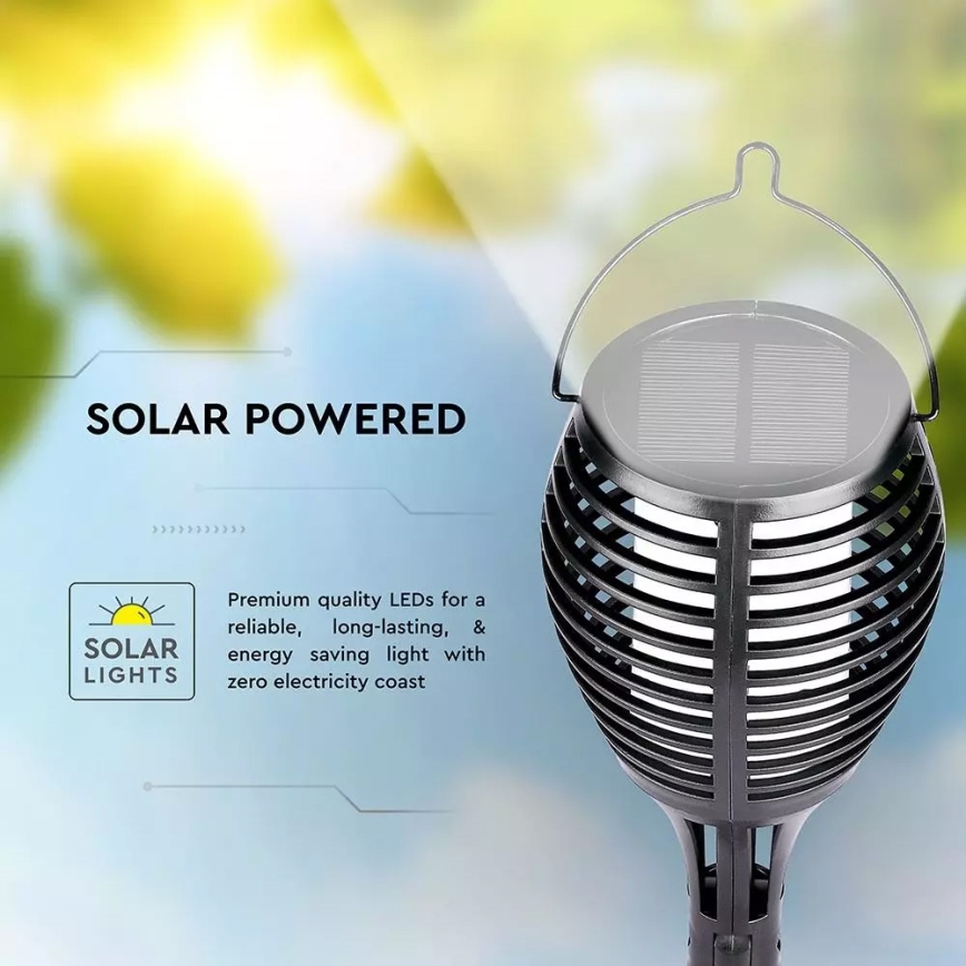 LED sollampa 1xLED/0,45W/3,7V IP44