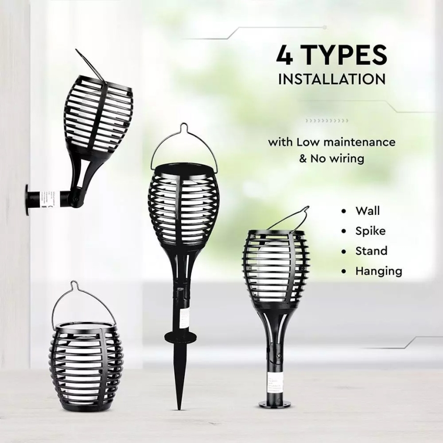 LED sollampa 1xLED/0,45W/3,7V IP44