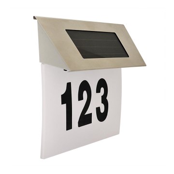 LED Sollampa husnummer 1,2V IP44