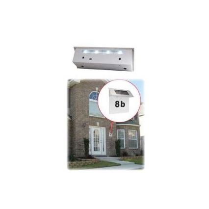 LED Sollampa husnummer