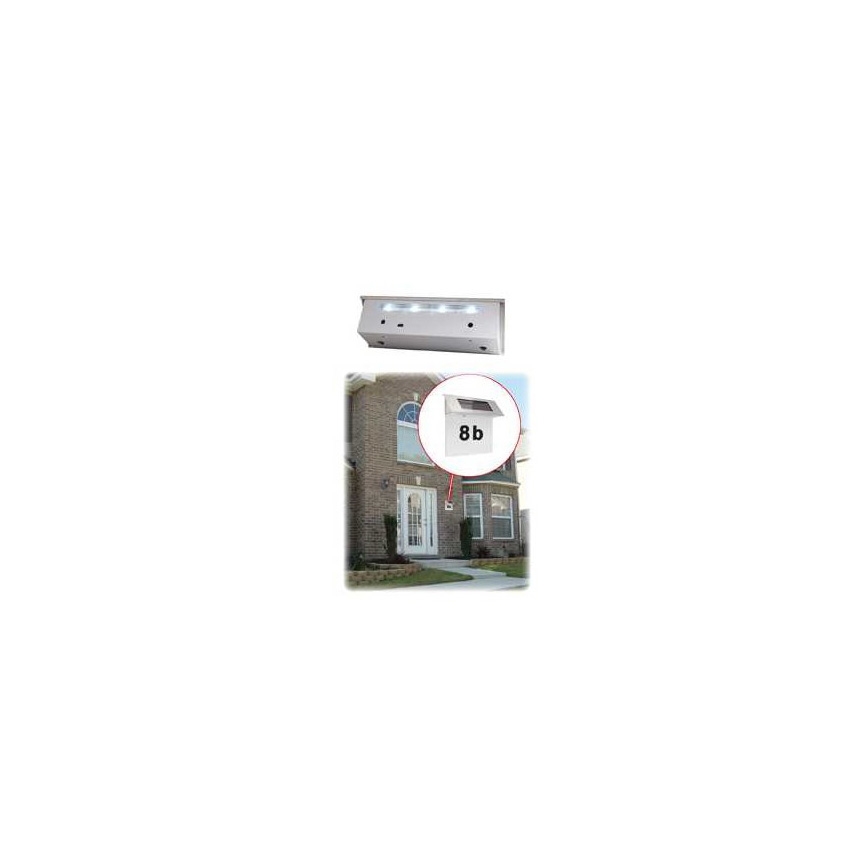 LED Sollampa husnummer