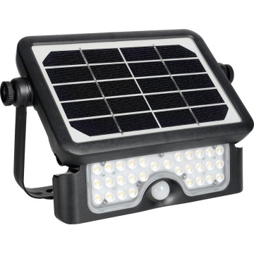 LED sollampa strålkastare med en sensor LED/5W/3,7V 4000K IP65