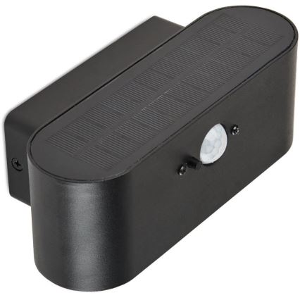 LED sollampa väggbelysning med en sensor SOLARIS2 LED/2,5W/3,7V 4000K IP44