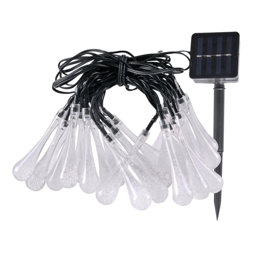 LED solljusslinga ICE 30xLED/1,2V IP44