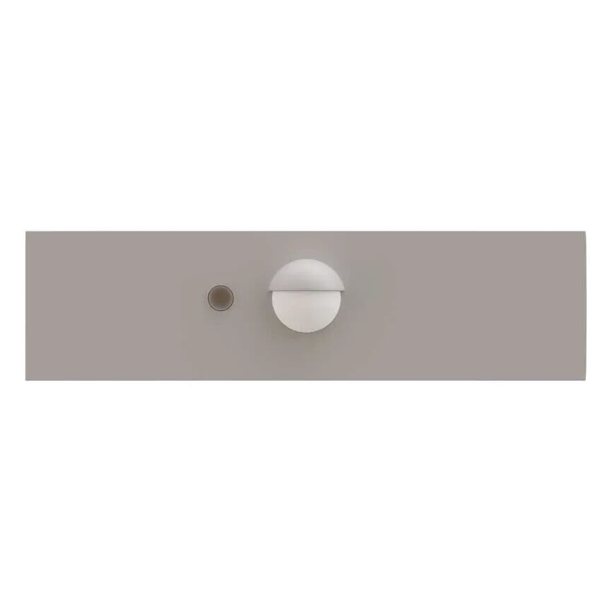 LED solcellsspot med rörelsesensor LED/3,7V 1200mAh 4000K IP65 vit