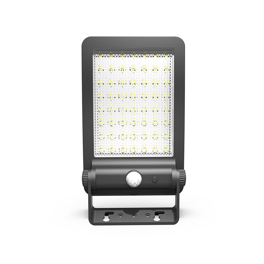 LED solcellsspot med sensor LED/5W/3,7V 4000K 1500 mAh IP54 svart