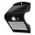 LED SolVägglampabelysning med sensor LED/1.5W/3,7V IP65 svart