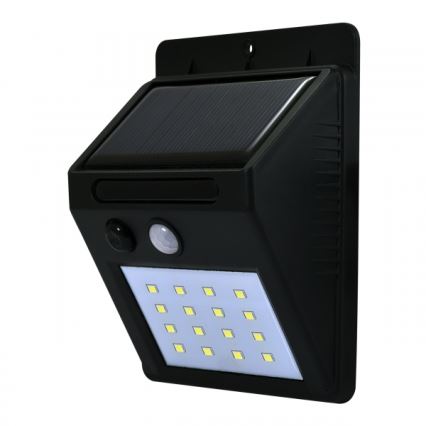 LED SolVägglampabelysning med sensor LED/2,2W IP44