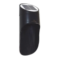 LED SolVägglampabelysning PALESA LED/1W/3,7V IP65 svart