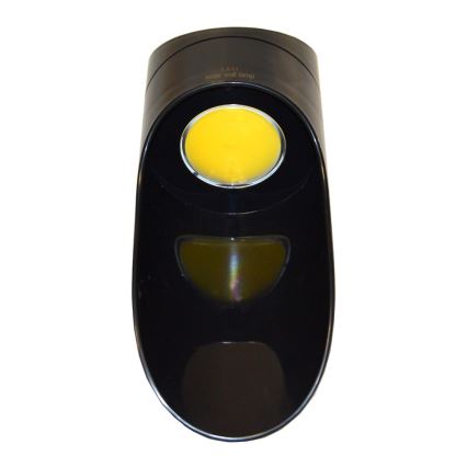 LED SolVägglampabelysning PALESA LED/1W/3,7V IP65 svart