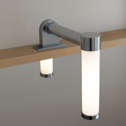 LED-spegelbelysning APA MINI LED/4W/230V IP44, blank krom