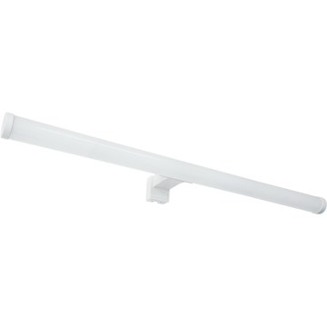LED-spegelbelysning för badrum, 12 W, 230 V, 59,5 cm, IP44, vit