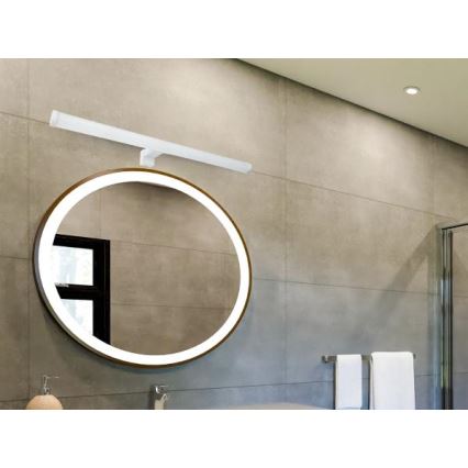 LED-spegelbelysning för badrum, 12 W, 230 V, 59,5 cm, IP44, vit