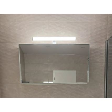 LED-spegelbelysning för badrum, 12 W, 230 V, 59,5 cm, IP44, vit