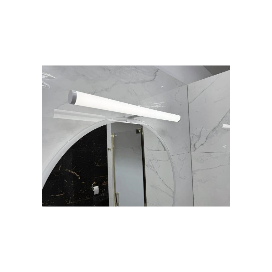 LED-spegelbelysning för badrum, 12 W, 230 V, 59,5 cm, IP44, vit