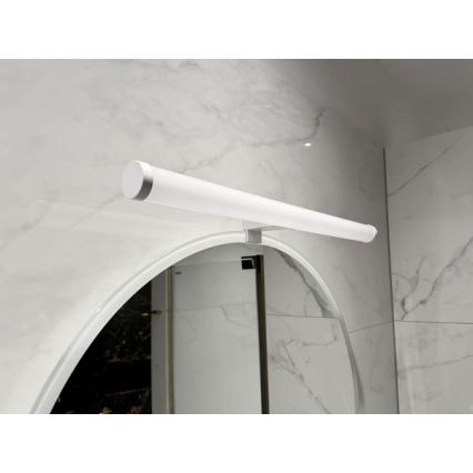 LED-spegelbelysning för badrum, 12 W, 230 V, 59,5 cm, IP44, vit