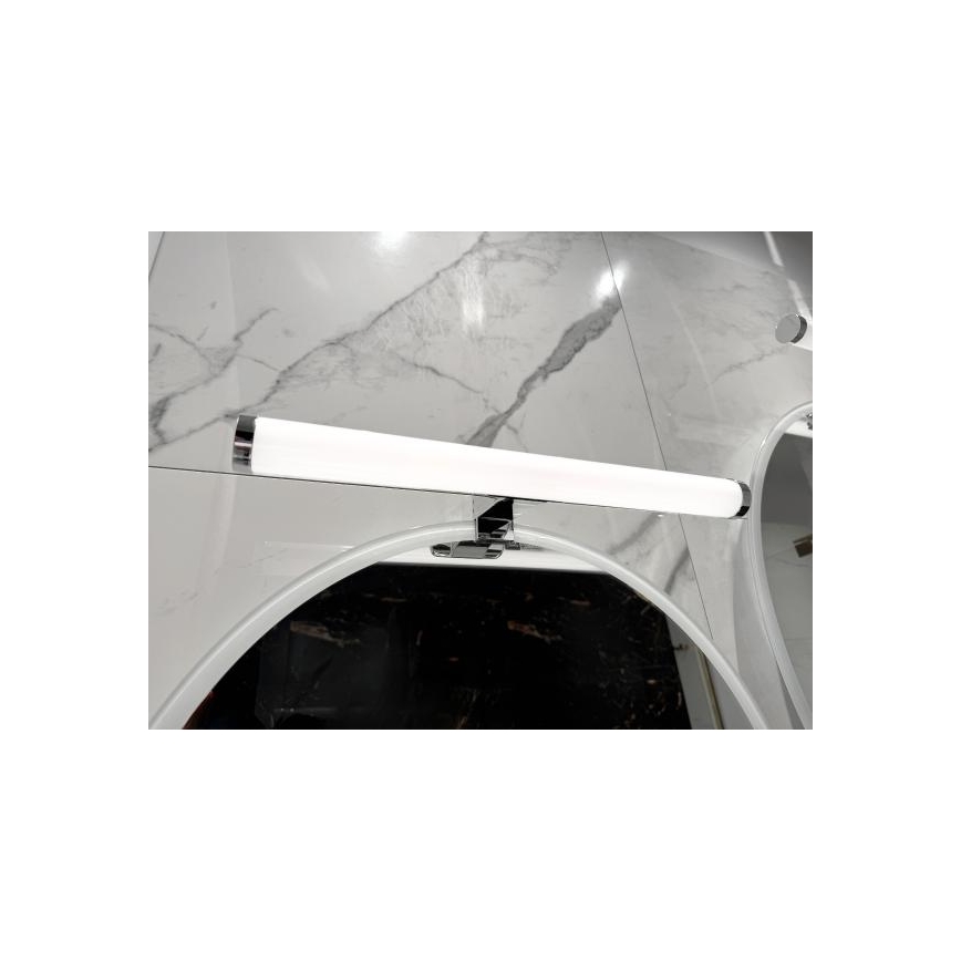 LED-spegelbelysning för badrum LED/10W/230V 45 cm IP44 blank krom