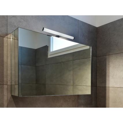 LED-spegelbelysning för badrum LED/8W/230V 30 cm IP44 svart