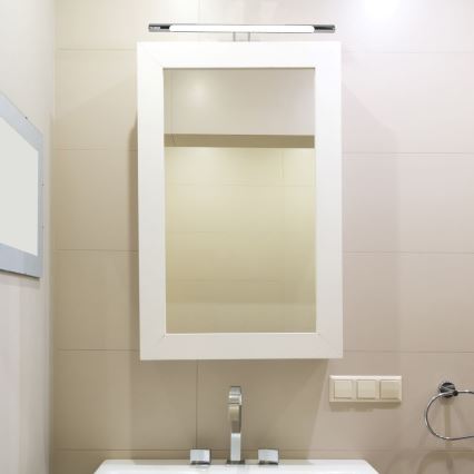 LED spegelbelysning LED/9W/230V 3000K 50cm skinande krom