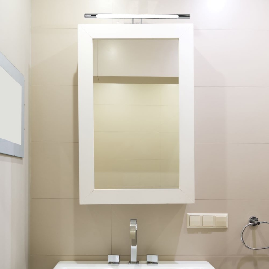 LED spegelbelysning LED/9W/230V 3000K 50cm skinande krom