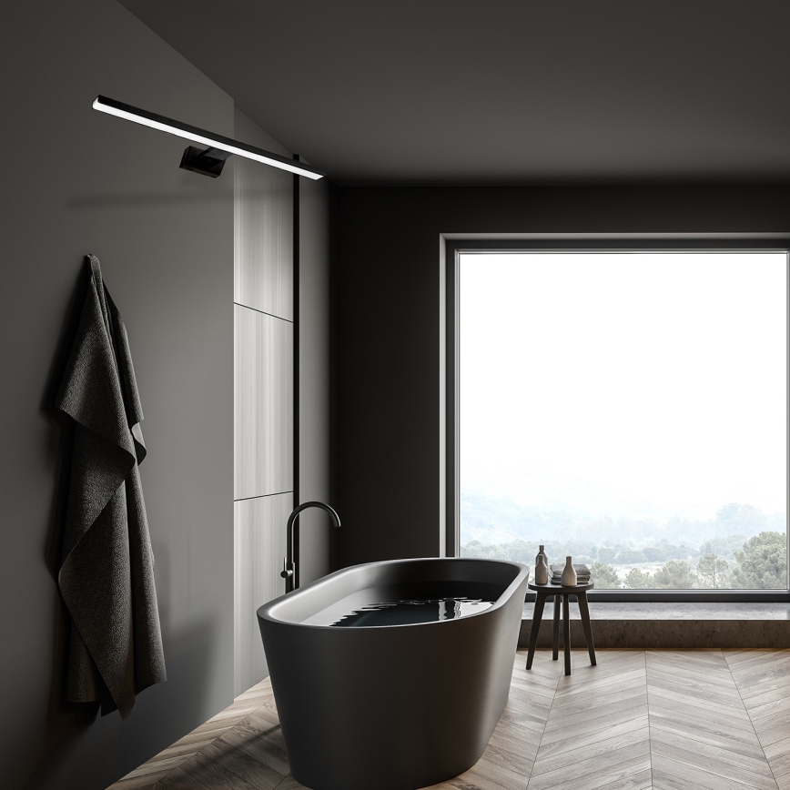 LED spegelbelysning SHINE Svart LED/15W/230V IP44