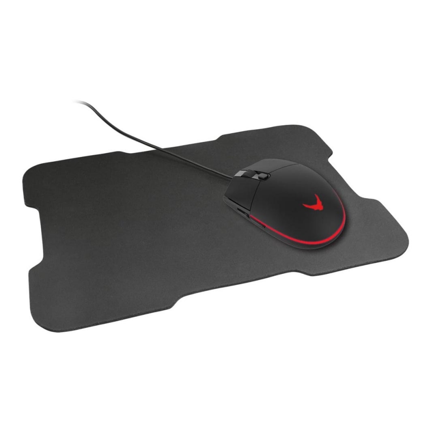 LED Spelmus med musmatta VARR 1000/1600/2400/3200 DPI