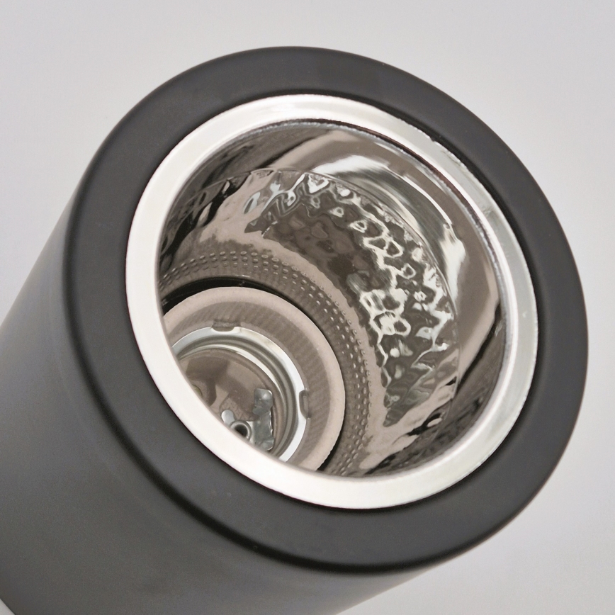 LED Spotlampa TACO 1xE27/15W/230V svart