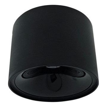 LED-spotlampa 9W/230V Ø 9 cm svart