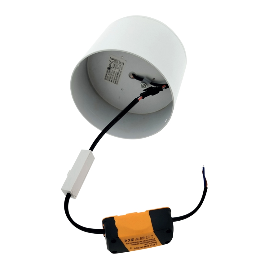 LED-spotlampa LED/10W/230V 3000/4000/6400K Ø 12 cm vit