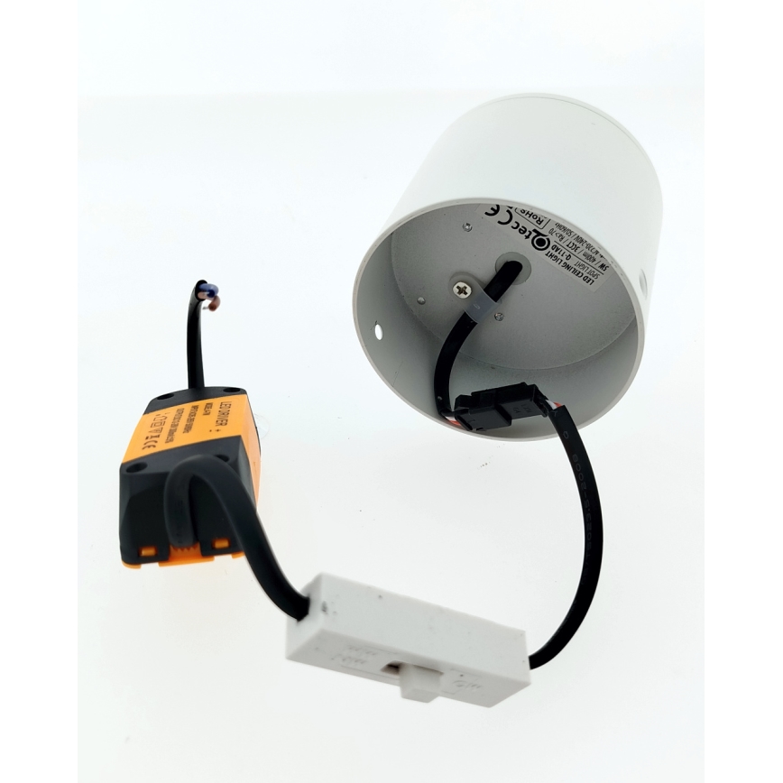 LED-spotlampa LED/5W/230V 3000/4000/6400K Ø 7,5 cm vit