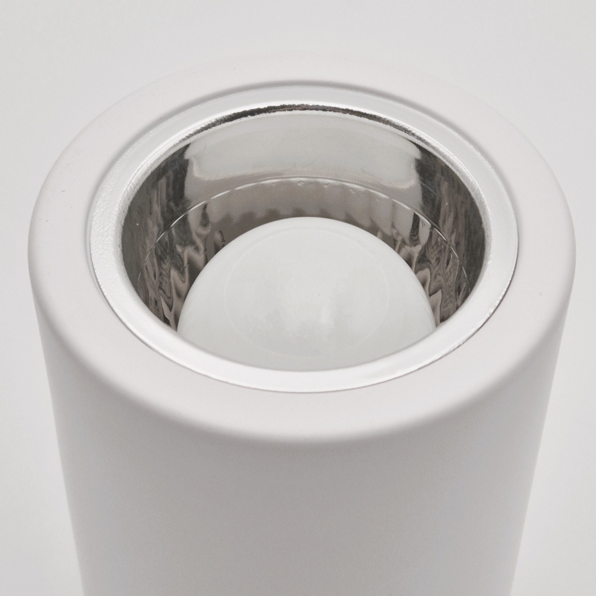 LED Spotlampa TACO 1xE27/15W/230V vit