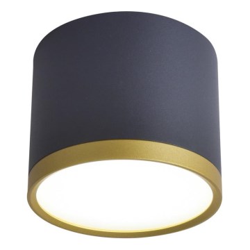 LED-spotlampa TUBA LED/9W/230V svart/guld