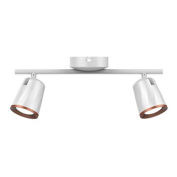 LED spotlight 2xLED/5W/230V 3000K vit