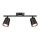 LED spotlight 2xLED/5W/230V 4000K svart