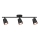 LED spotlight 3xLED/5W/230V 3000K svart