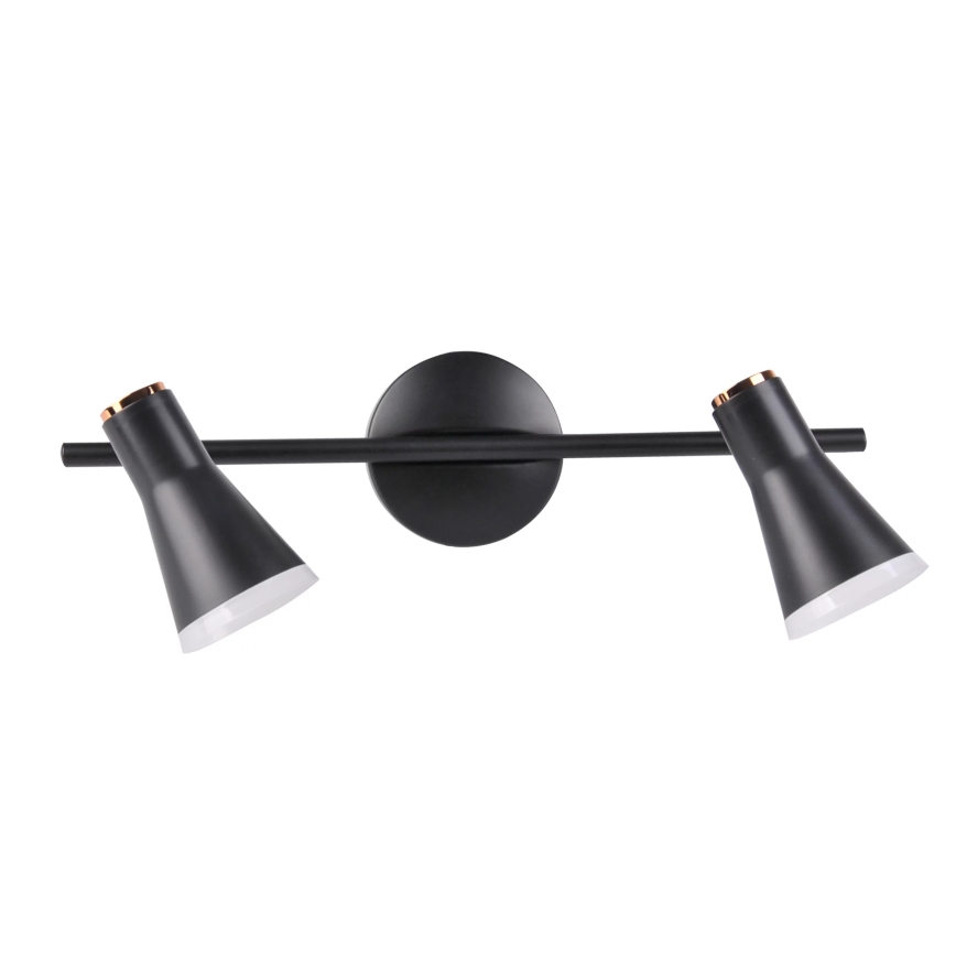 LED spotlight  BERG 2xLED/4,2W/230V svart