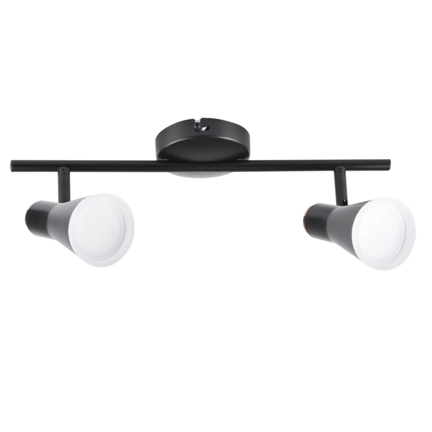 LED spotlight  BERG 2xLED/4,2W/230V svart