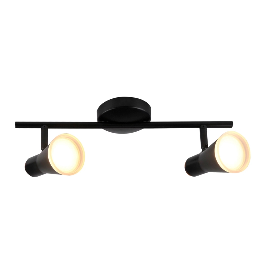 LED spotlight  BERG 2xLED/4,2W/230V svart