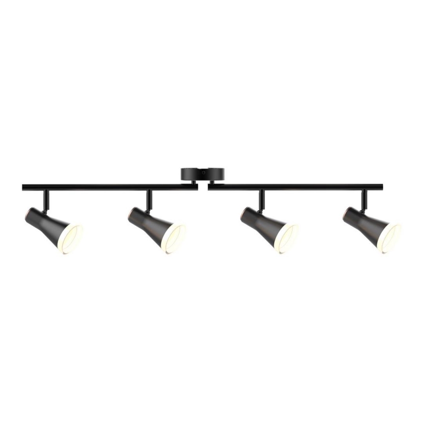 LED spotlight  BERG 4xLED/4,2W/230V svart 