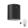 LED spotlight GEORGE 1xE27/6W/230V diameter 11 cm svart
