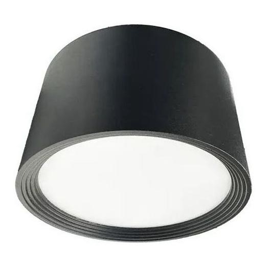 LED spotlight LED/12W/230V 4000K diameter 10 cm svart