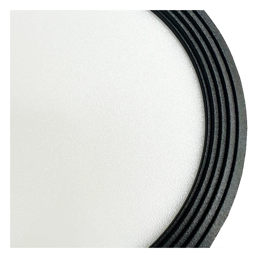 LED spotlight LED/14W/230V 4000K diameter 12 cm svart
