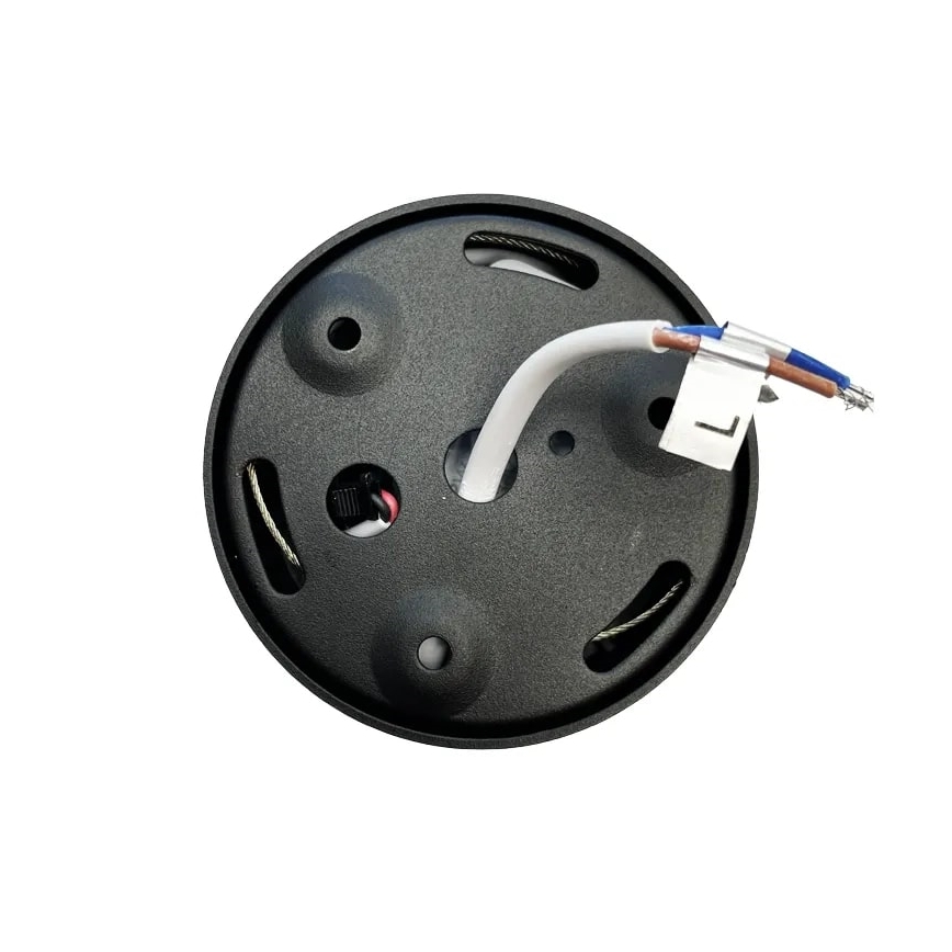 LED spotlight LED/16W/230V 4000K diameter 10 cm svart